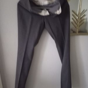 Banana Republic dark gray lined trousers